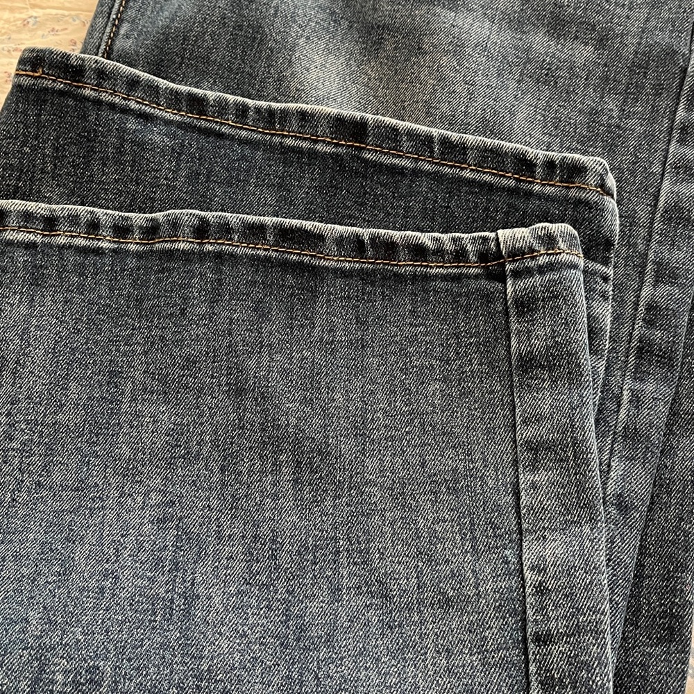 Upnet Stacked Button Wide Leg Jeans - Picture 7 of 9